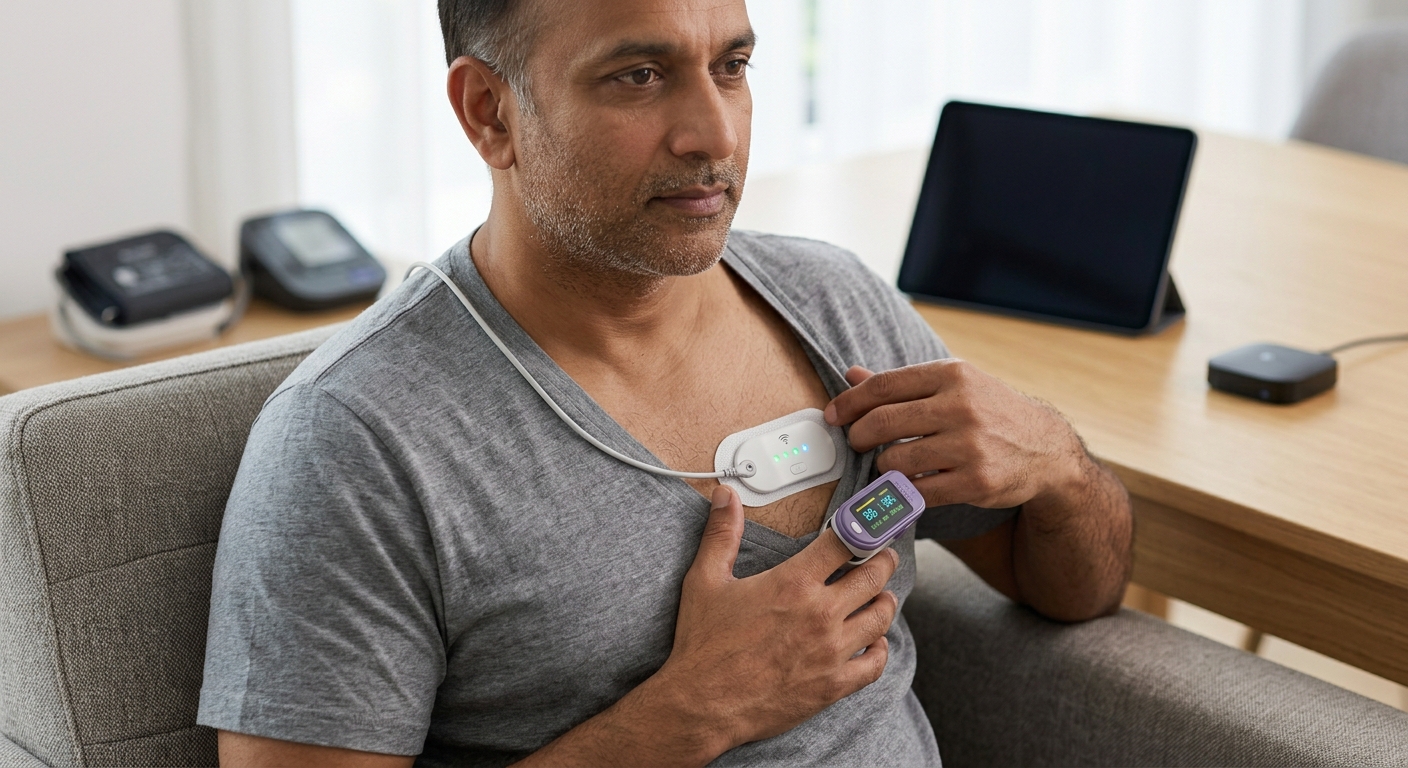Home monitoring device range preview